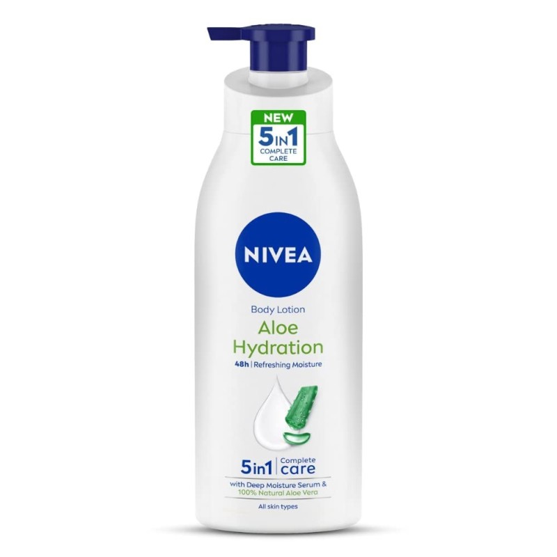 BODY MILK NIVEA 400ml.HIDRAT ALOE VERA