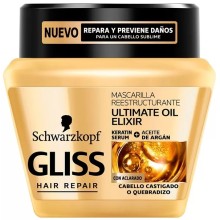 MASCARILLA GLISS 2X200ml ELIXIR CABELLO